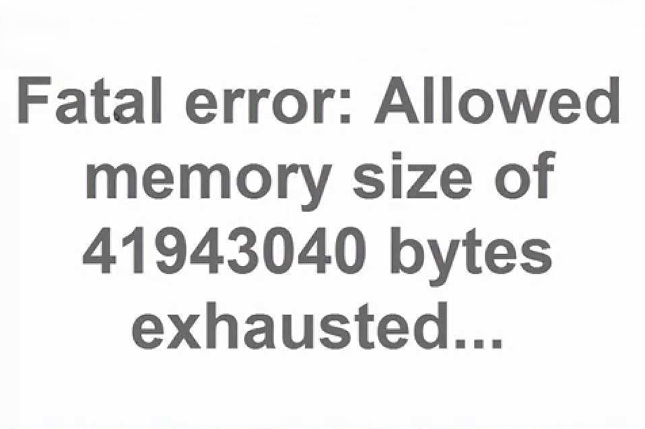 Ошибка «Fatal error Allowed memory size of». Как исправить?